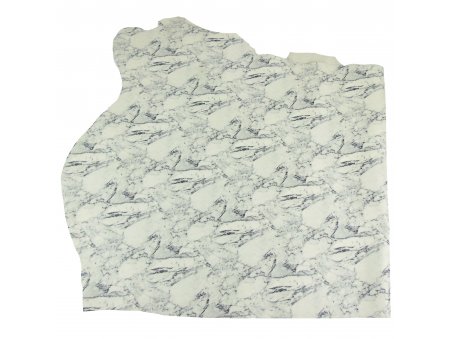 Marble Printed Calfskin Leather