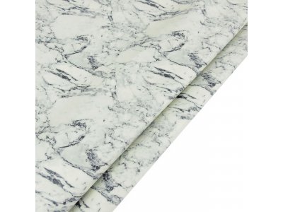 Marble Printed Calfskin Leather