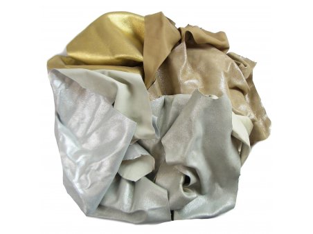 Double Face Laminated & Aniline Leather Remnants