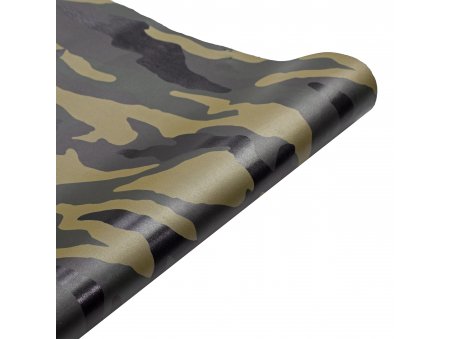 Camouflage Fashion Printed Calfskin
