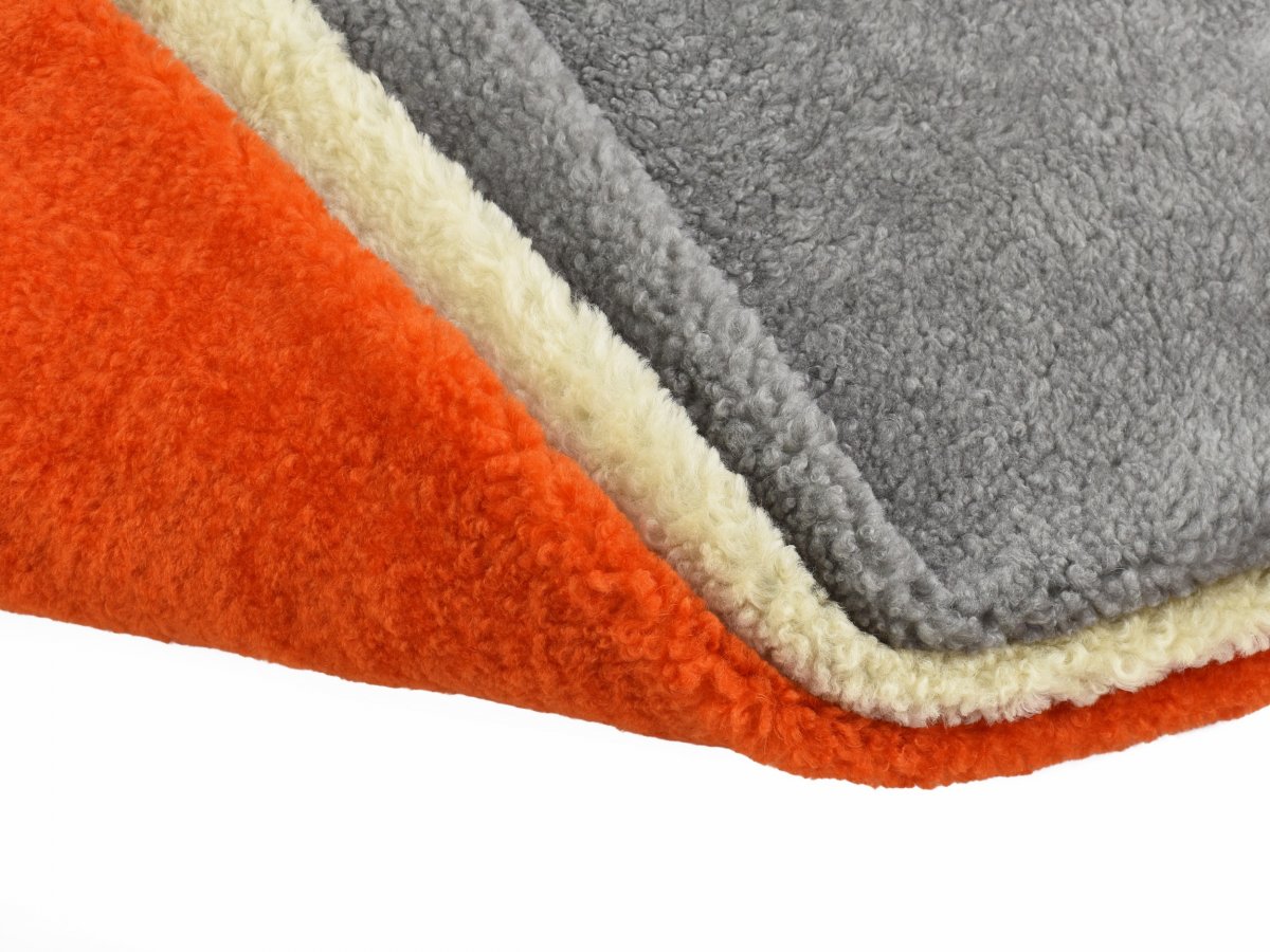 Shearling hotsell Orange Natural Sheepskin Authentic Leather, Orange Hair Shearling Orange Nappa Leather, Hair on Sheepskin, Wool