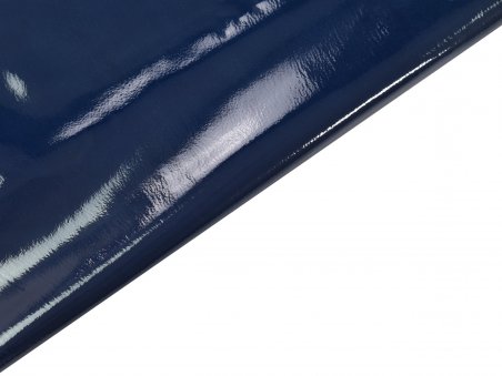 Patent goatskin leather