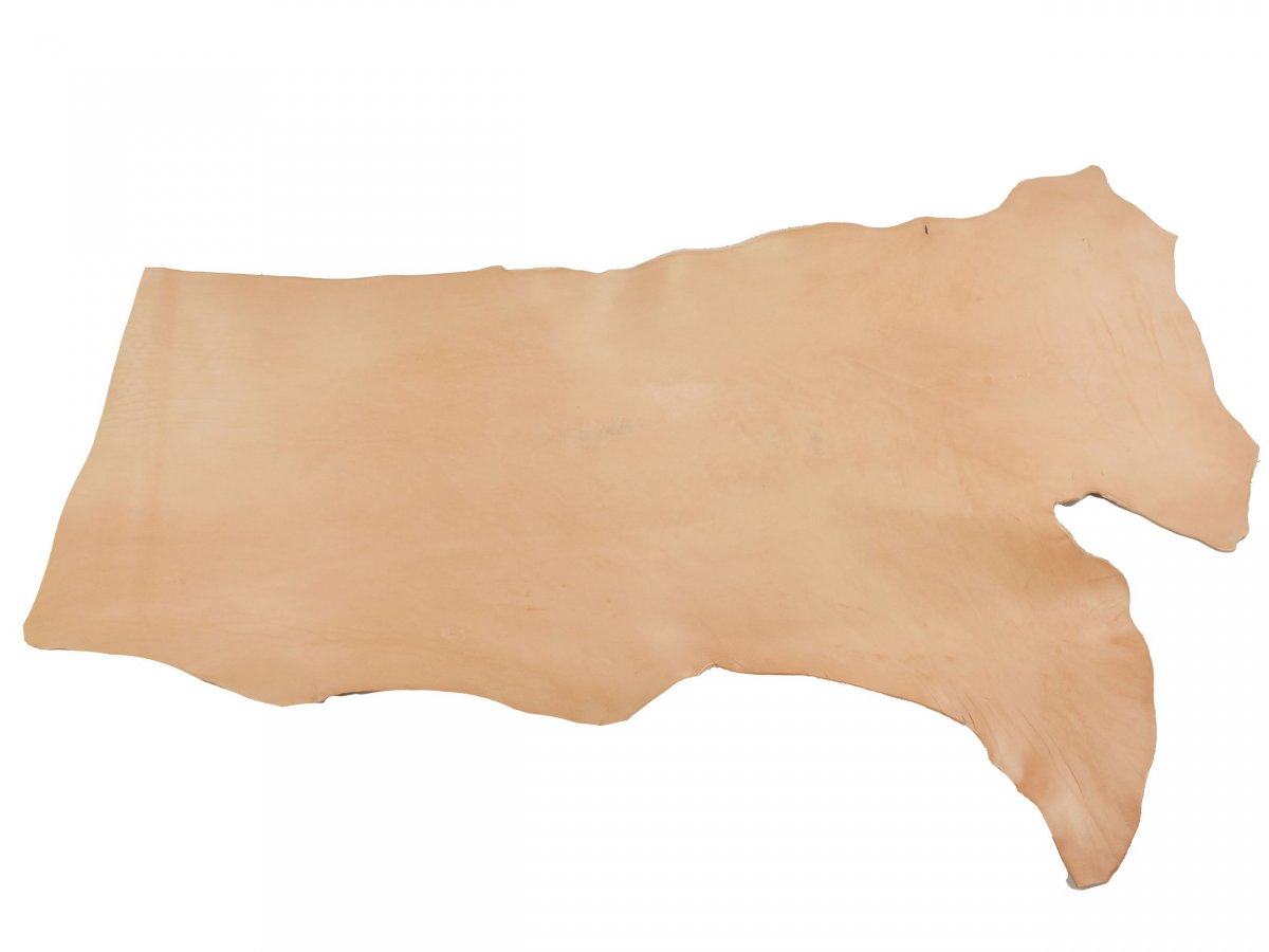 Tan color Leather Scraps Cow Hide 1 Pound Random Sizes