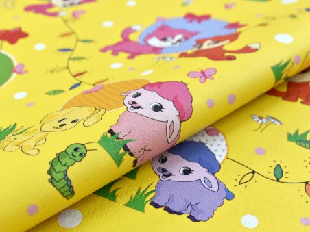 Designer's Printed Calfskin Leather