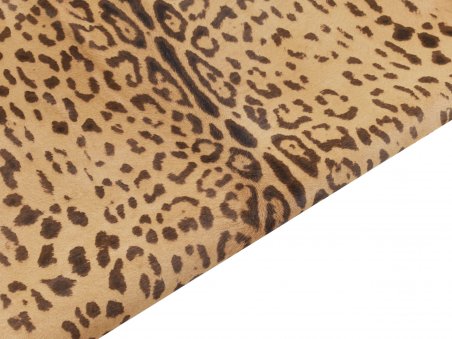Leopard Pony Hair-On Leather
