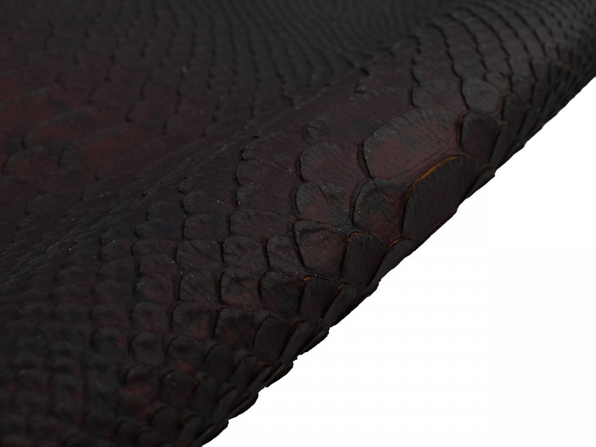 Python Embossed Calfskin Leather