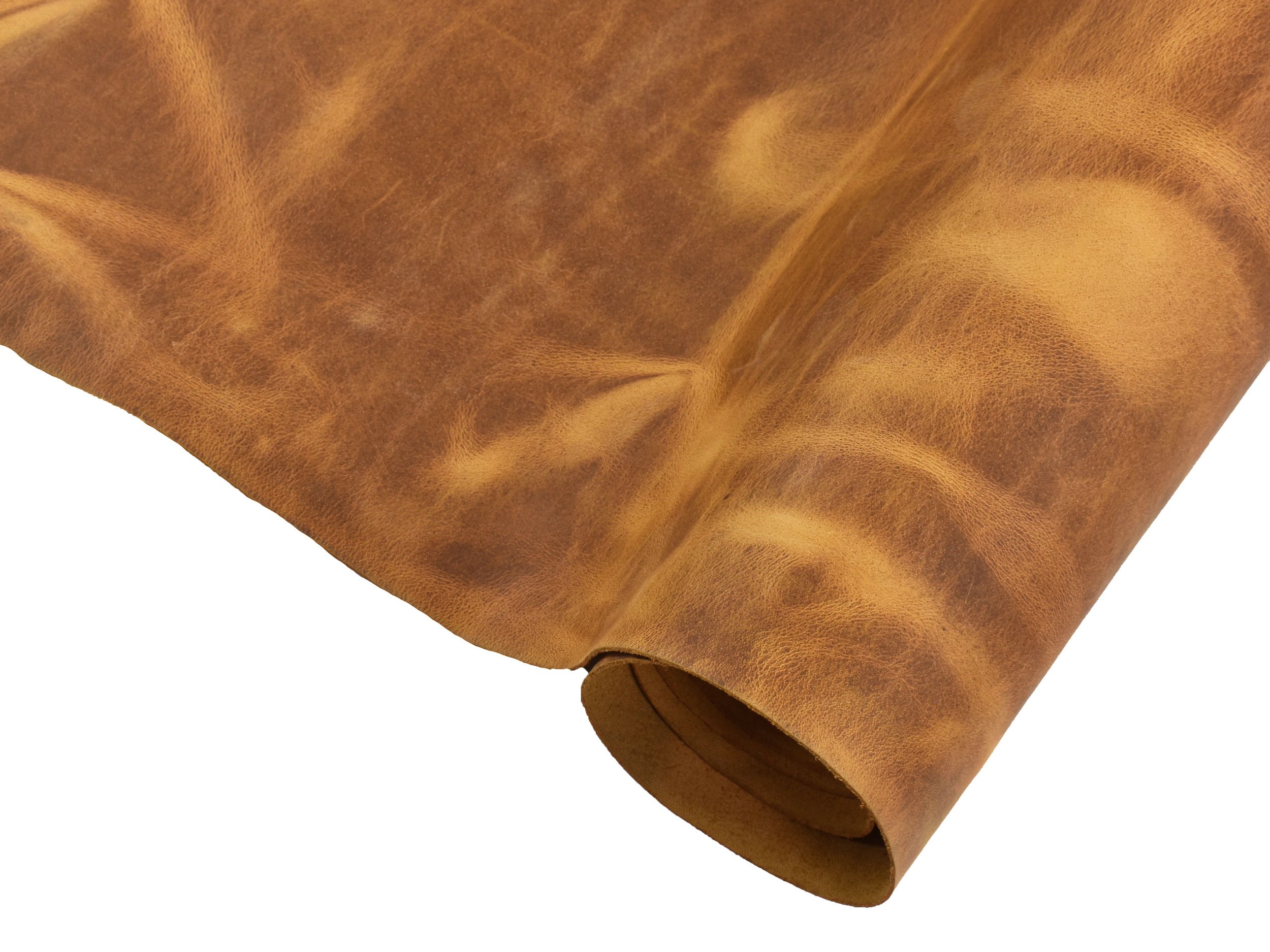 Pelle Crazy Horse HAPPER STUDIO - Brown Whiskey, 1.7 Mm, 420x594 Mm - Foto 4